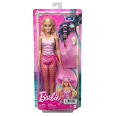   Mattel Barbie baba fürdőruhával és strand kiegészítőkkel