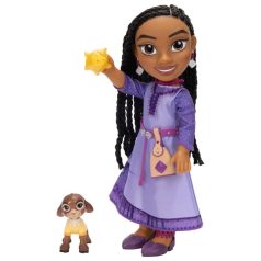   Disney Wish éneklő baba Asha Valentinóval és csillaggal, 35 cm